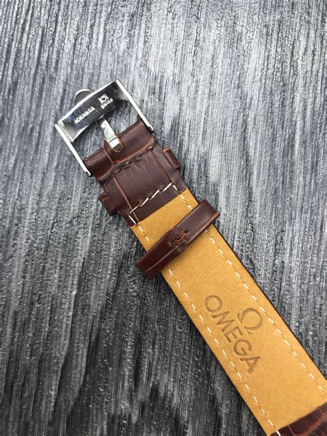 omega nylon strap|authentic leather omega watch strap.